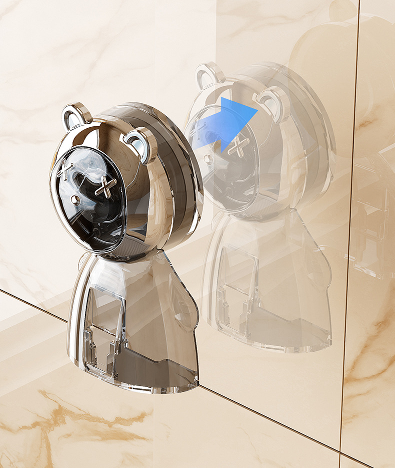 浴室多功能轻奢花洒置物架面免打孔沐浴支架高颜值可移动洗澡神器01098-012详情4