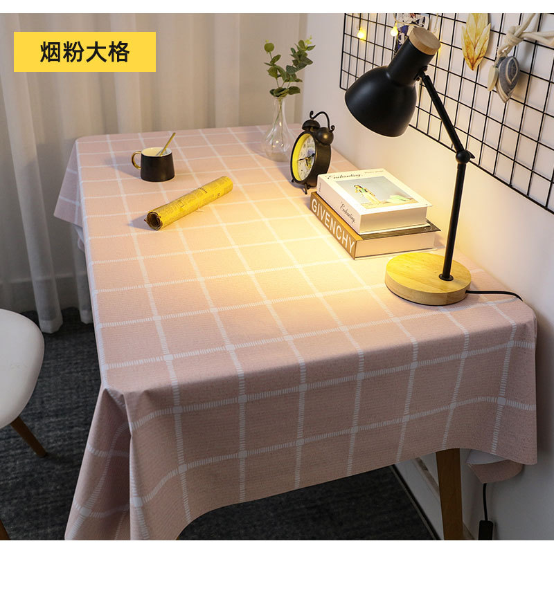 桌布防水防油免洗北欧ins网红学生书桌长方形餐桌台布茶几pvc桌垫详情22