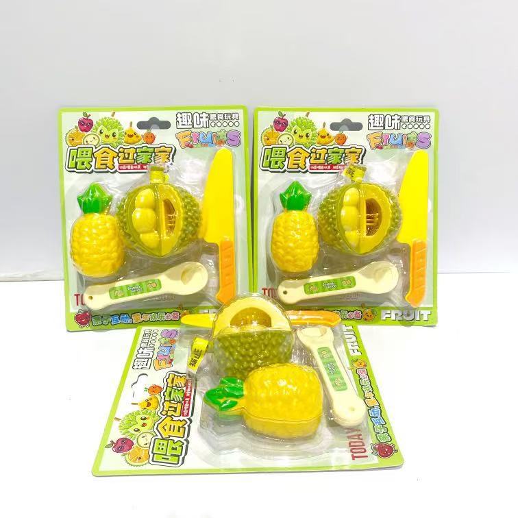 New best-selling feeding fruit platter, Cat Mountain King Durian diy fruit cutting fun toys, children play house to relieve boredom pic 28