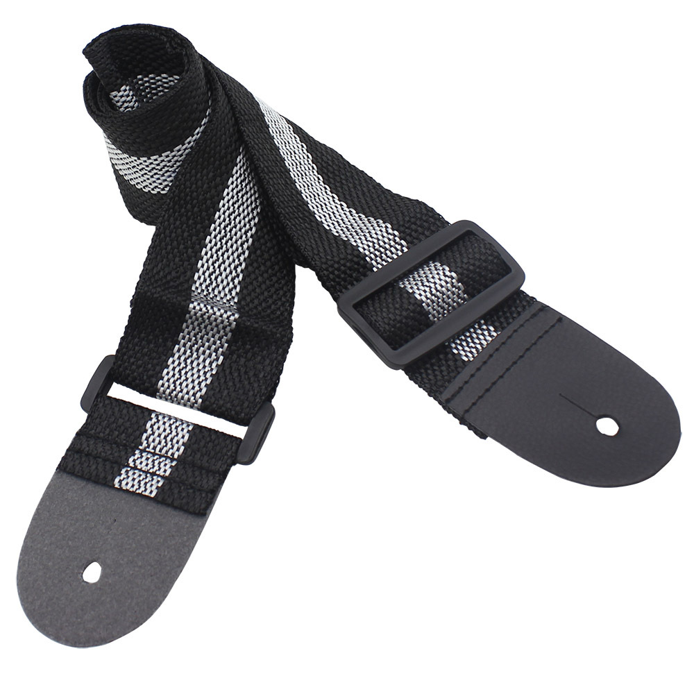 批发民谣吉他背带电木吉他贝斯肩带普及条纹背带尤克里里斜跨背带详情13