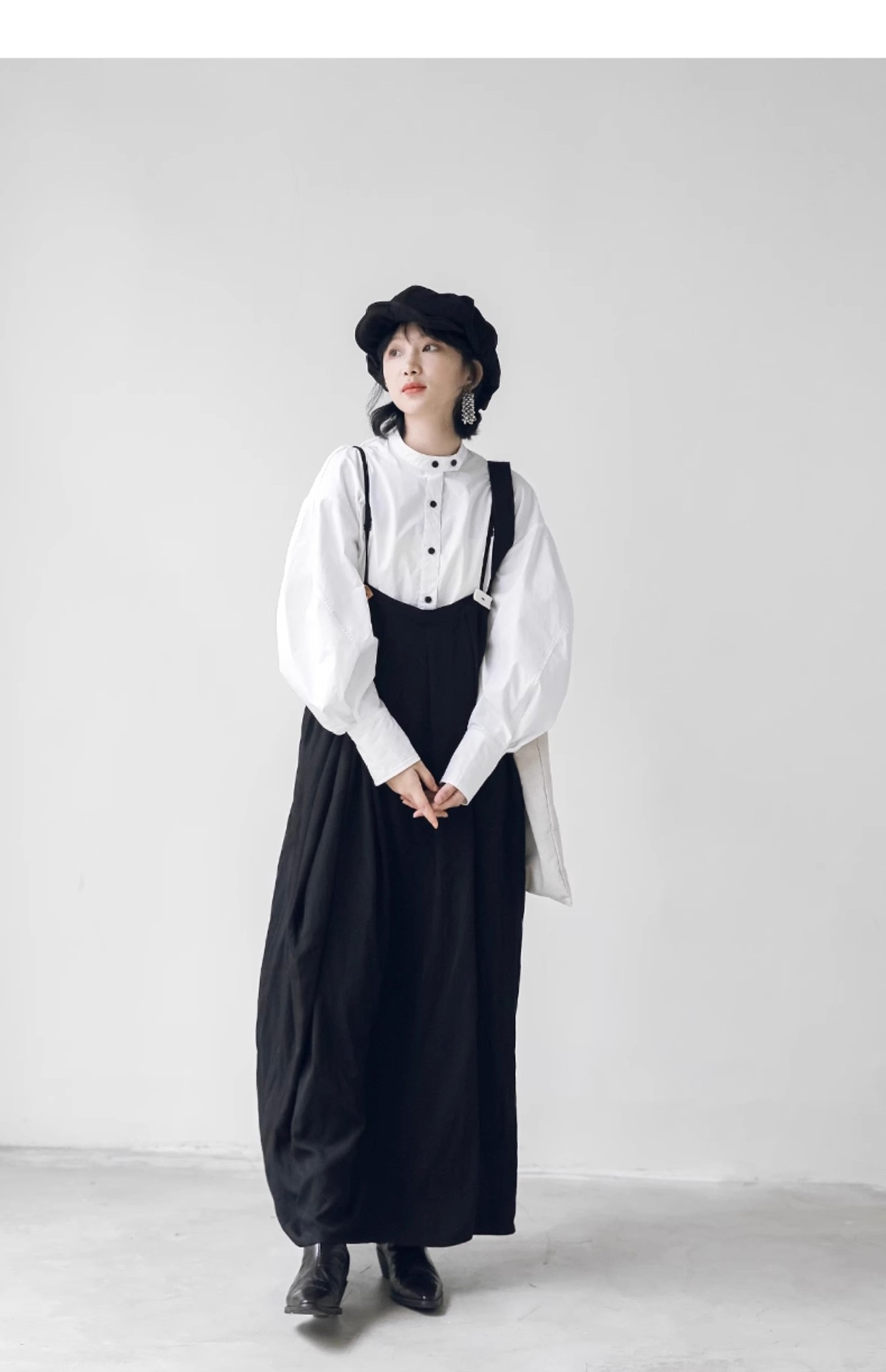 2024新款设计师自留款大版显脸小日系文艺帽子女复古画家贝雷帽详情36