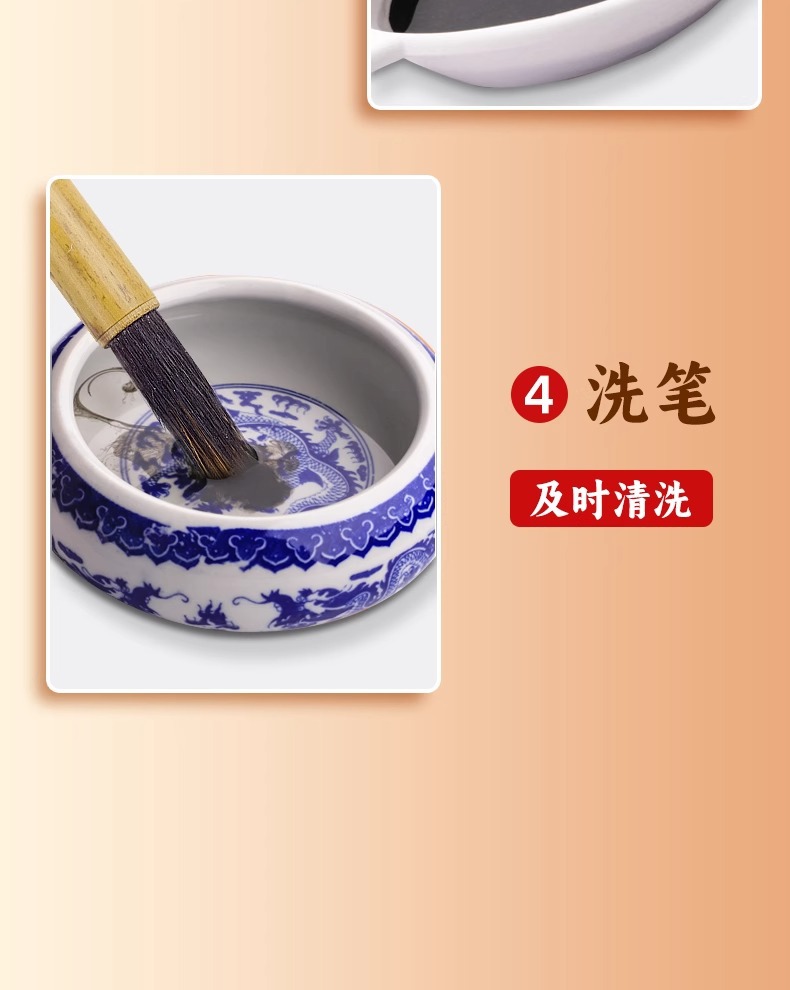 马利狼毫毛笔初学者入门白云毛笔兼毫羊毫书法绘画笔行书小楷毛笔详情15