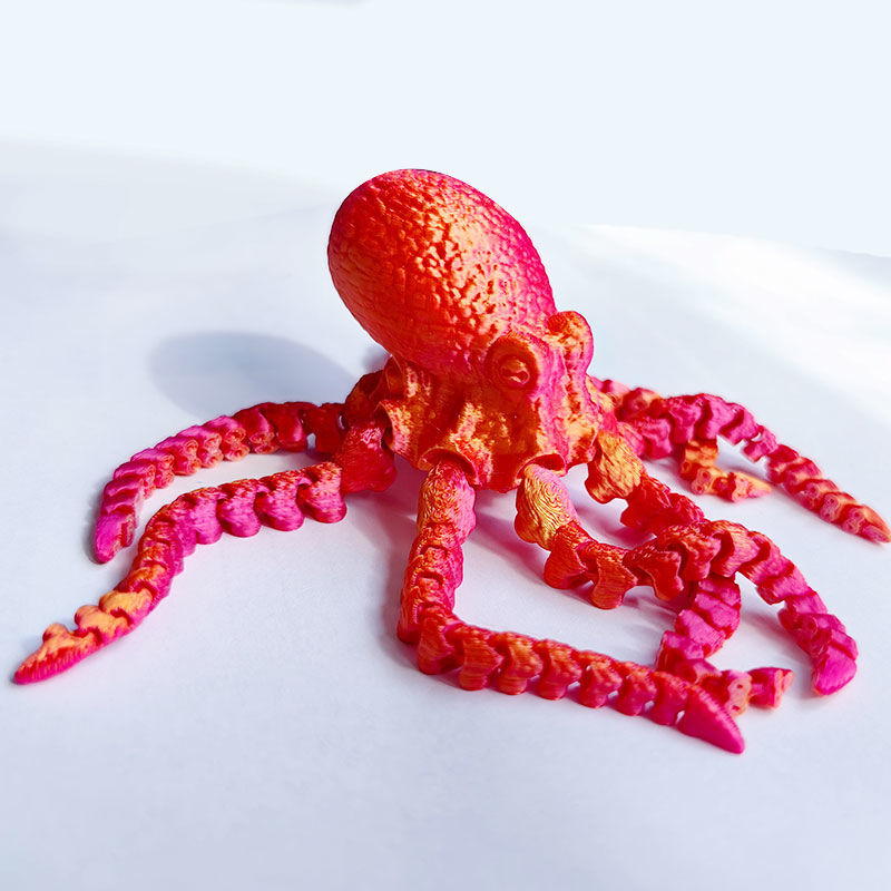 3d печать косяка осьминога осьминога, который позволяет передвигать артефактуры ночного света pic 4