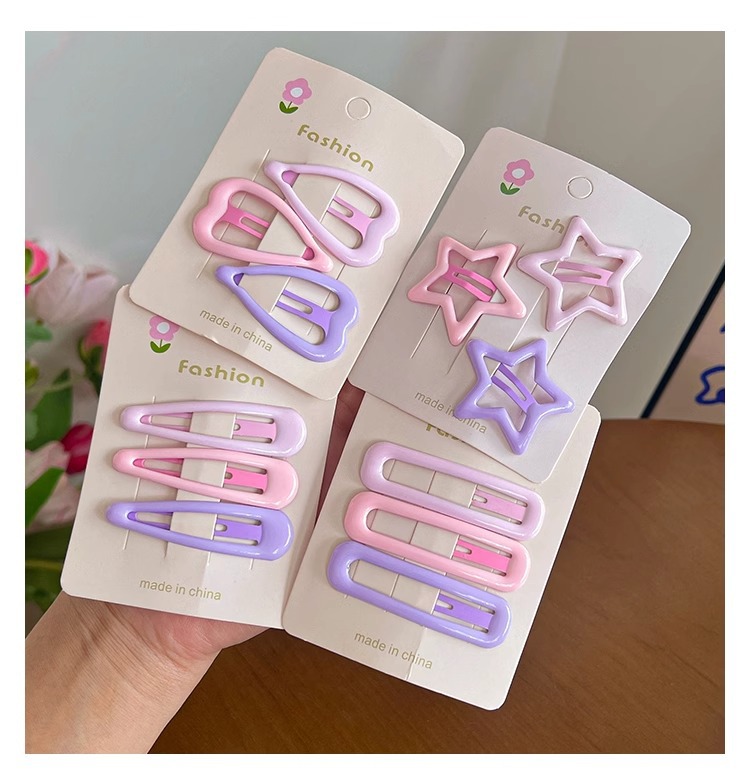 2024年新款儿童五角星星发夹 碎发BB夹子 前额侧边刘海夹 女头饰 发卡 温馨可爱设计
详情11