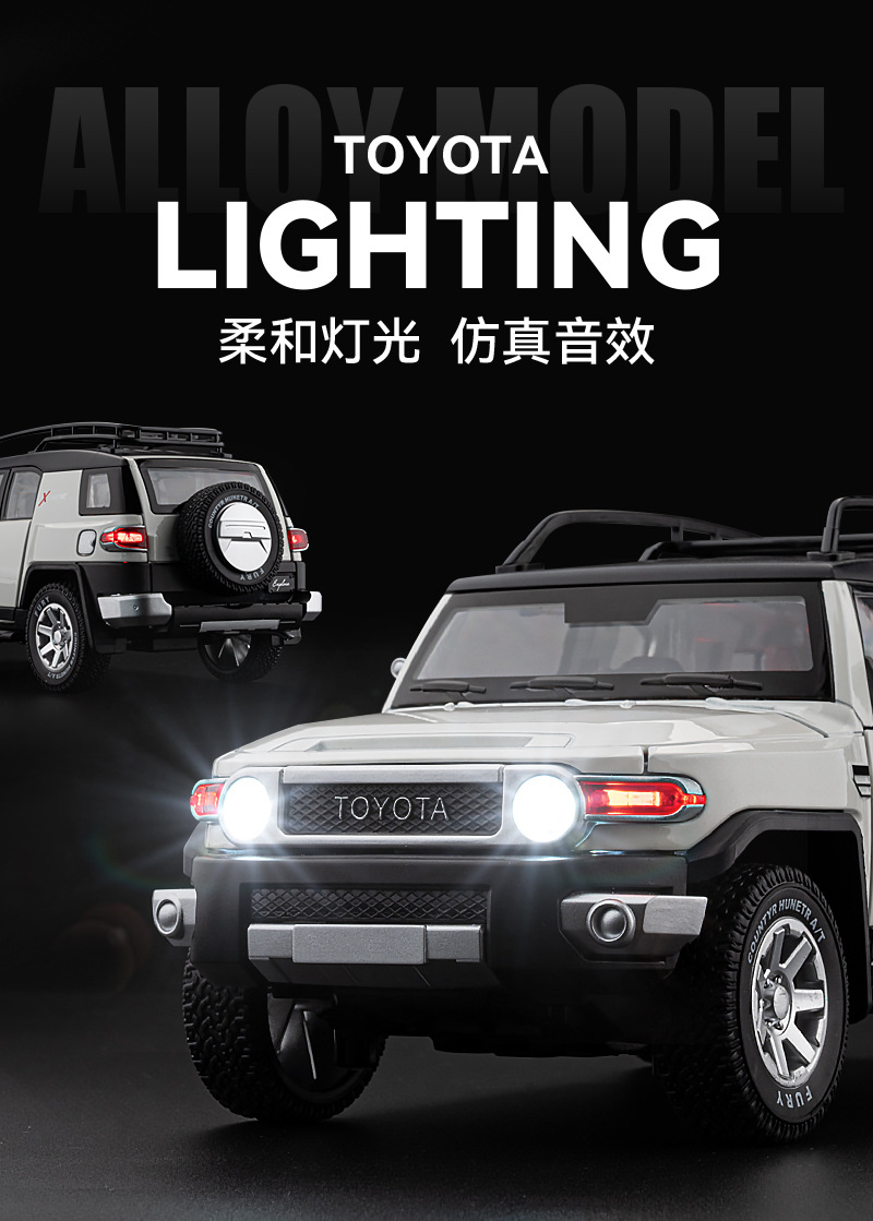 Оригинальная версия позволяет toyota FJ collection коллекционировать фигурные фигурные фигуры с помощью звукового света pic 5