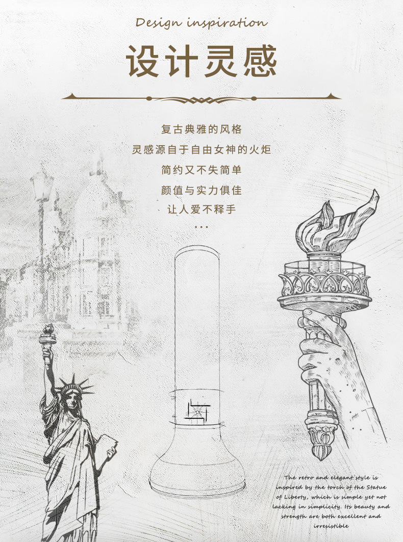 跨境新款LED手电筒Type-C充电户外露营铝合金大光杯强光手电筒详情3