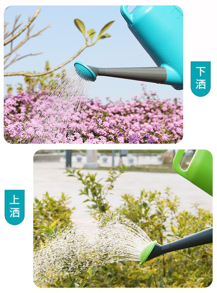 家用洒水壶浇花喷壶浇水壶长嘴花洒壶园艺浇花壶家用淋水壶大容量详情9