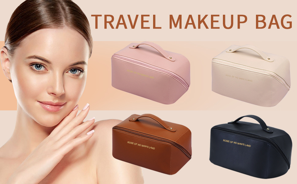 pu时尚便捷化妆包旅行收纳包大容量洗漱包手提高颜值枕头化妆包详情1