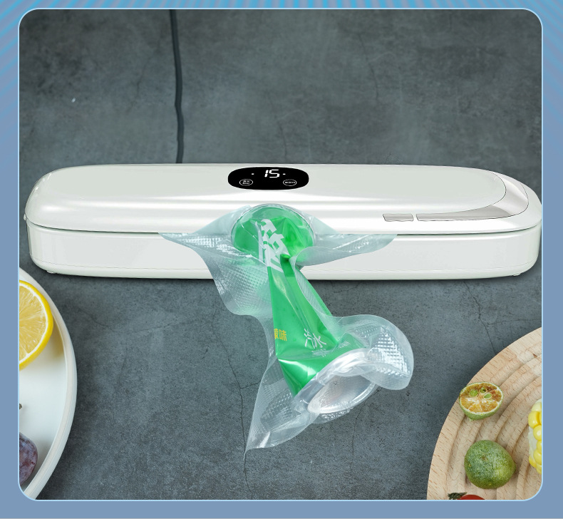 Cross-border vacuum packaging machine, household automatic vacuum sealing machine, small and mini plastic sealing machine, portable kitchen preservation machine pic 14
