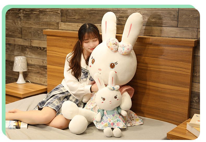 毛绒玩具兔子大可爱女孩礼物儿童小白兔玩偶公仔睡觉抱抱枕布娃娃详情17
