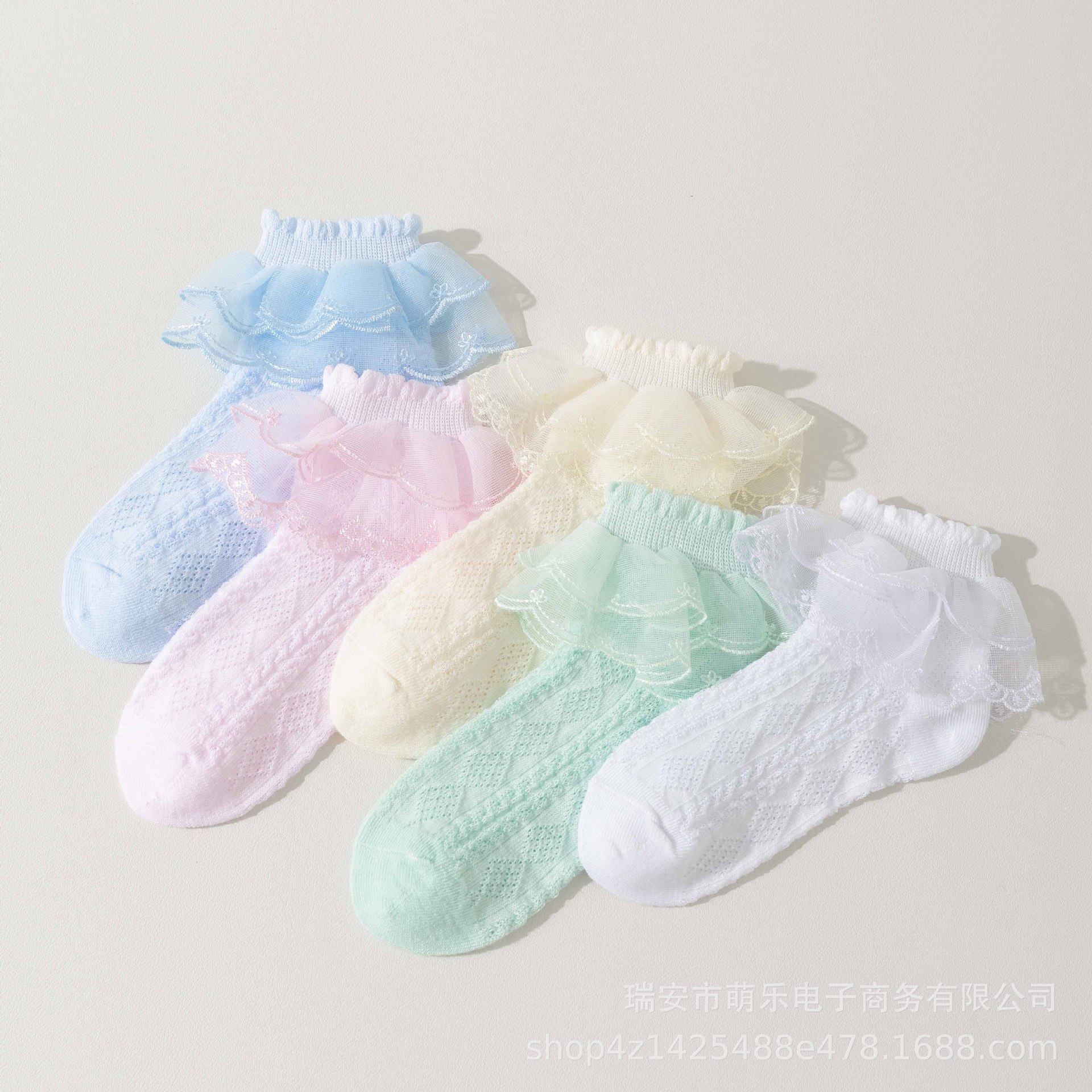儿童拉丁舞舞蹈花边袜女童蕾丝薄款公主袜棉春秋夏白色花边袜女详情2