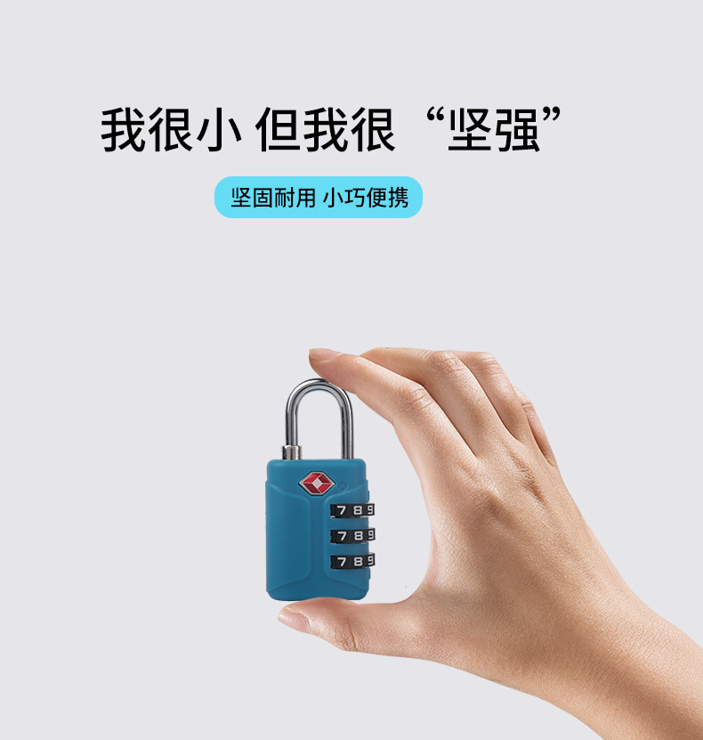 TSA customs combination lock, suitcase lock, backpack, locker drawer, 3-digit plastic customs combination lock for overseas travel pic 10