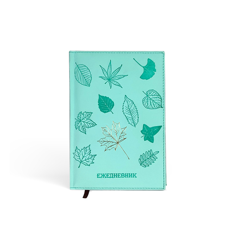 Yalong Cross-border Creative A5 Plant Print Cute Pu Leather Notebook Calendar Notebook pic 1