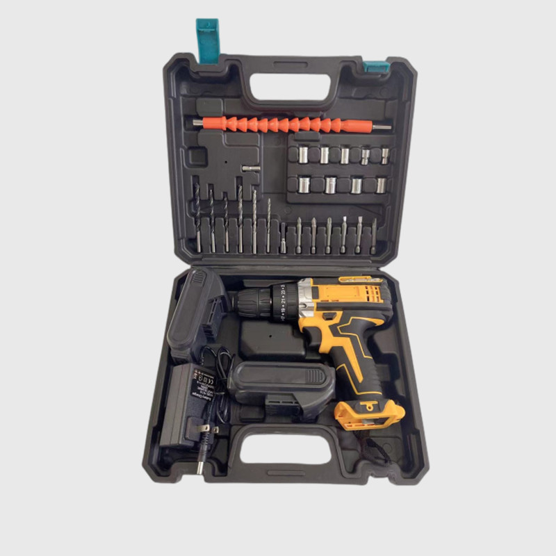 DW 21V lithium battery rechargeable drill, 3-function impact drill, dual-speed hand electric drill, multi-functional household electric screwdriver pic 4