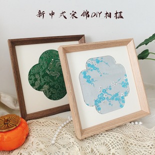 相框中空标本框木质玻璃立体黑色蝴蝶昆虫装裱自装摆台展示画框详情12