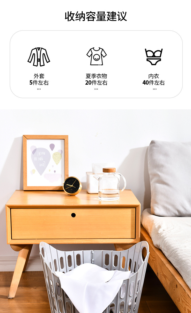Cesta de suciedad plegable para el baño del dormitorio cesta de ropa sucia para la lavandería cesta de suciedad portátil multifunción pared plegable y colgante pic 10