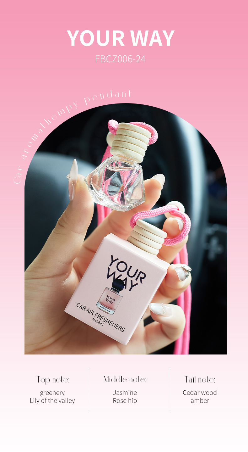 【 Exclusive for Foreign Trade 】 Wholesale of long-lasting, lightweight essential oil and high-end car hanging accessories for car aromatherapy pic 13