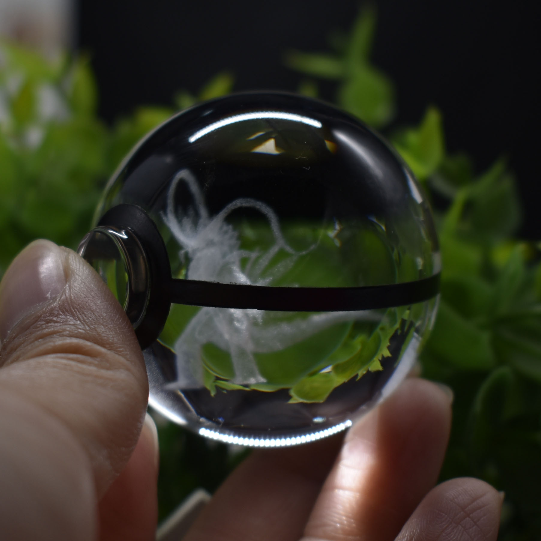 外贸Pokemon精灵宝贝Koraidon故勒顿K9水晶球UFO3D小夜灯多彩底座详情6