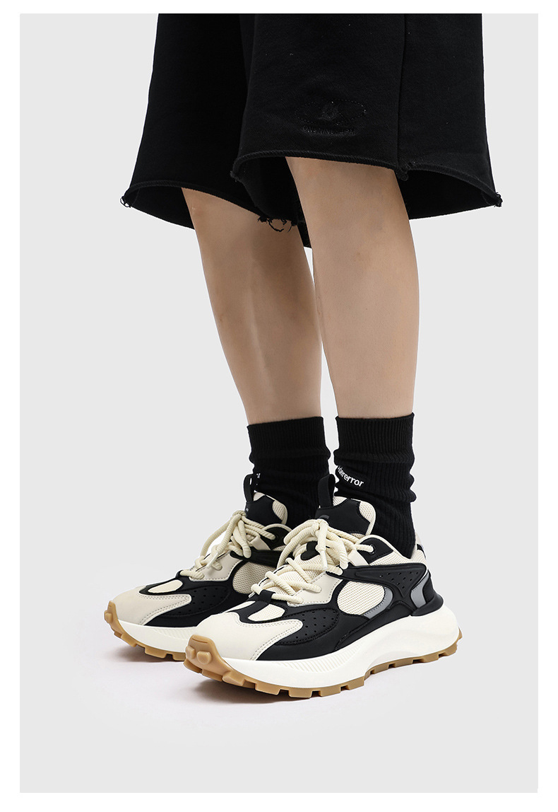 哈比熊男鞋春秋季潮牌透气厚底老爹鞋男款休闲跑步运动鞋青年潮鞋详情20