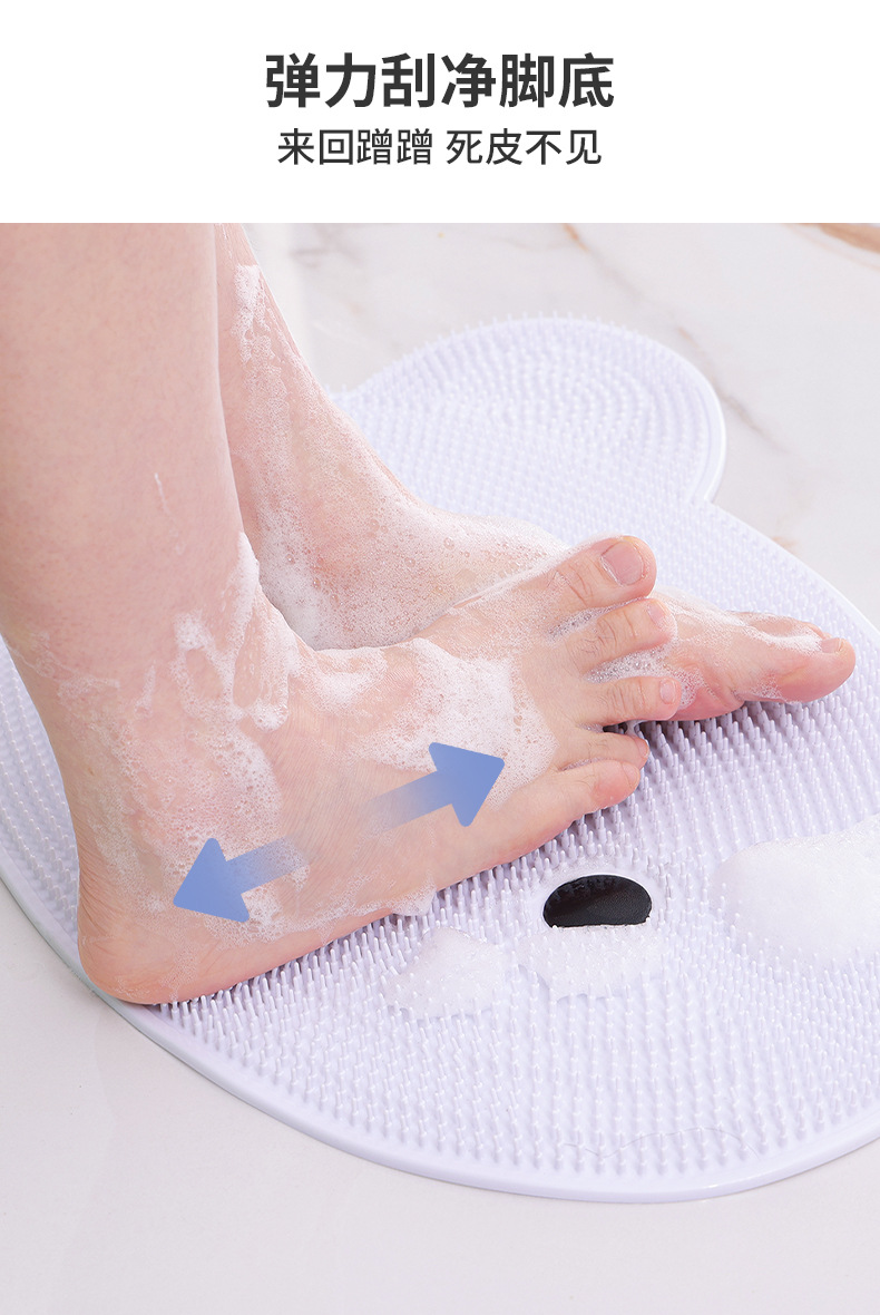 Bathroom anti-slip mat, shower room foot massage and dead skin removal foot mat, household bathroom bath suction cup floor mat, cross-border export, cross-border consignment, Nordic tie-dyed carpet wholesale, plush living room bedroom, popular bedside blanket floor mat pic 9