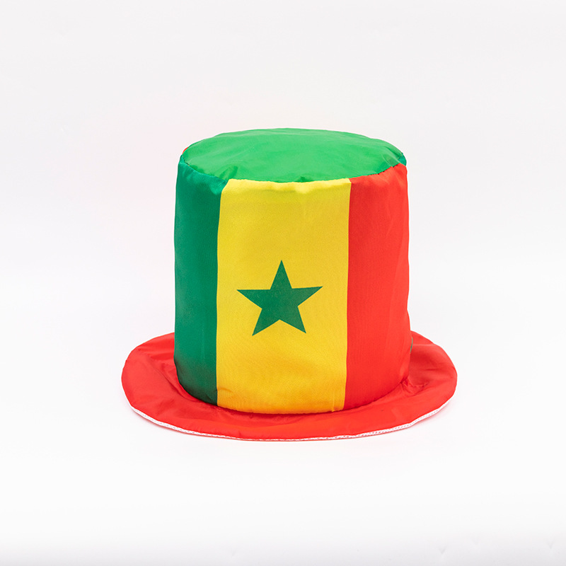 Cross-border Saudi Arabian flag hat, Saudi National Day party supplies, polyester high hat with digital printing customization pic 16