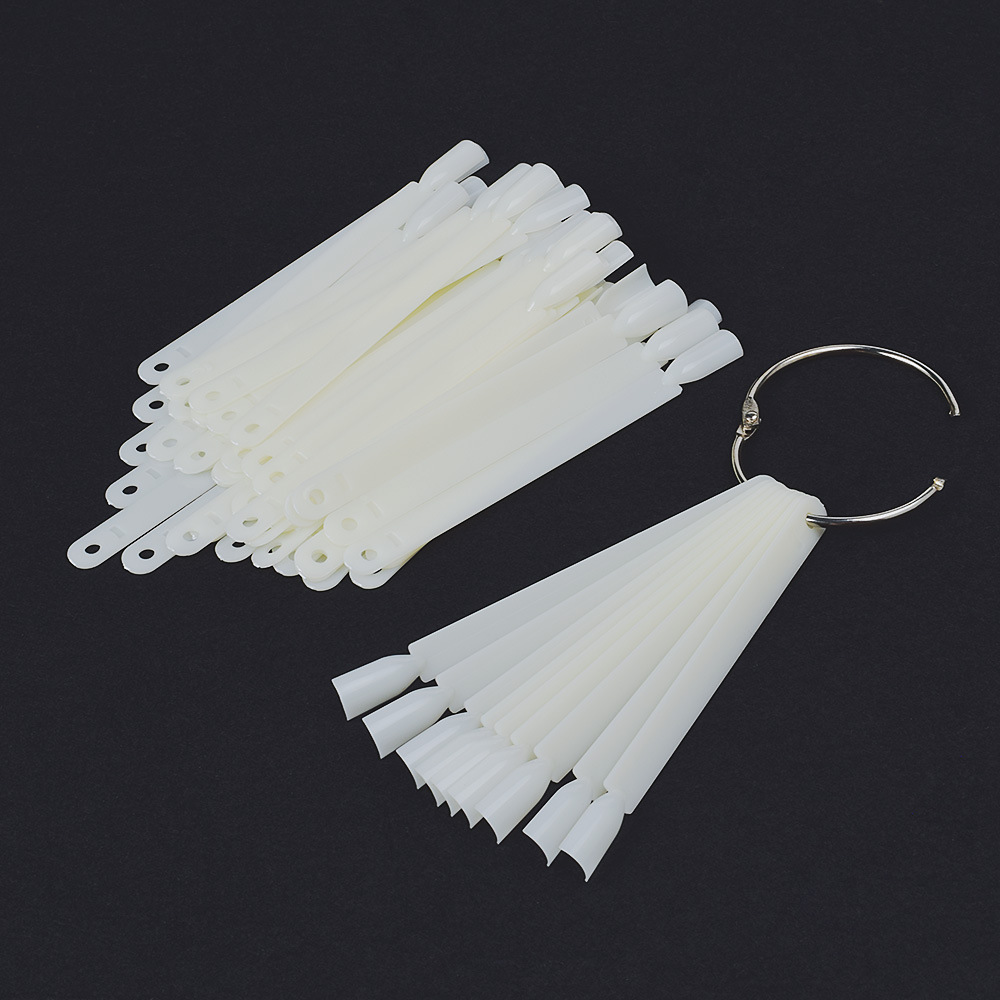 Nail art tools: 50 pieces, nail art fan-shaped color cards, nail polish color cards, nail polish color plates, nail practice nail pieces pic 7