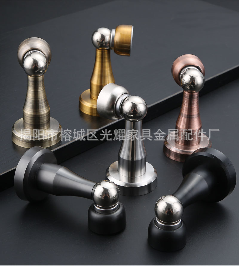 不锈钢门吸卧室卫生间入户门强磁加厚防撞吸门器防风免打孔/打孔详情16