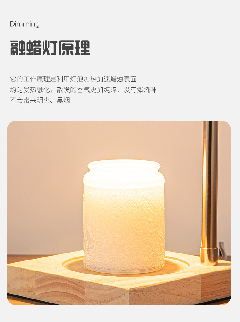 家居熔蜡器融蜡灯个性摆件香薰灯融烛灯圣诞节生日礼物批发小夜灯详情5
