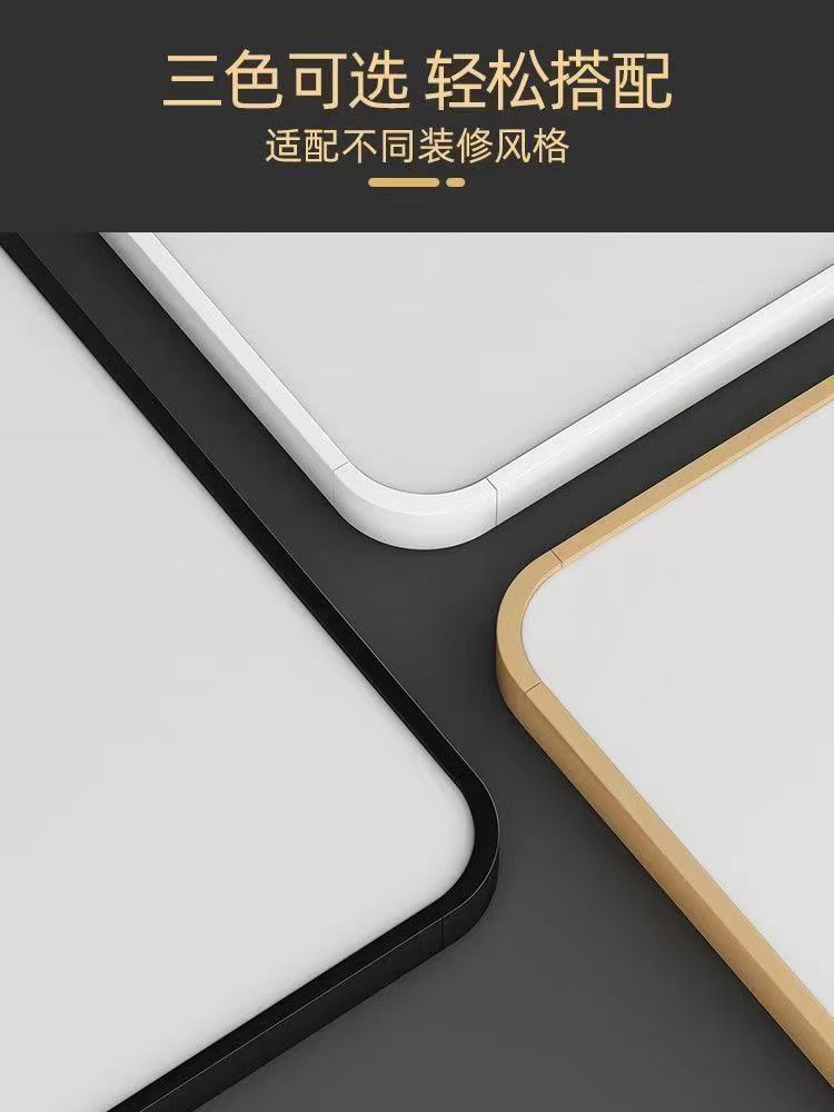 浴室镜免打孔贴墙粘贴卫生间化妆镜洗手间挂墙壁挂卫浴镜宿舍酒店详情10