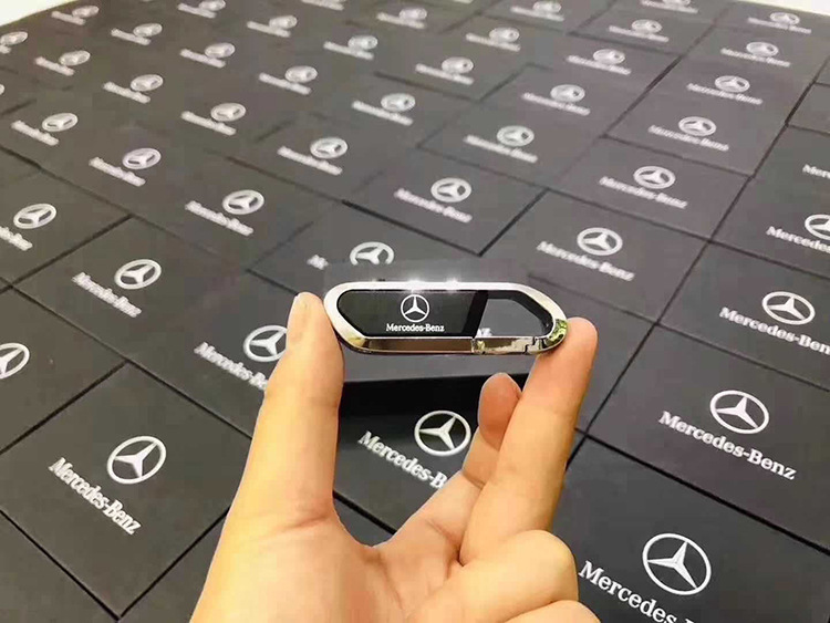 迈巴赫奔驰车载音乐U盘批发32g抖音直播64g刻字旋转优盘礼盒128GB详情15