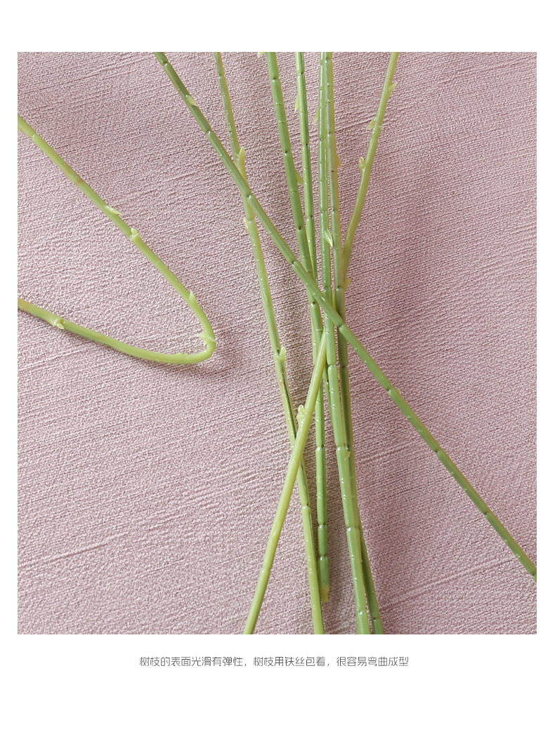 复古仿真单枝烤边圆玫瑰摄影道具婚庆家居花艺摆件仿真焦边玫瑰详情12