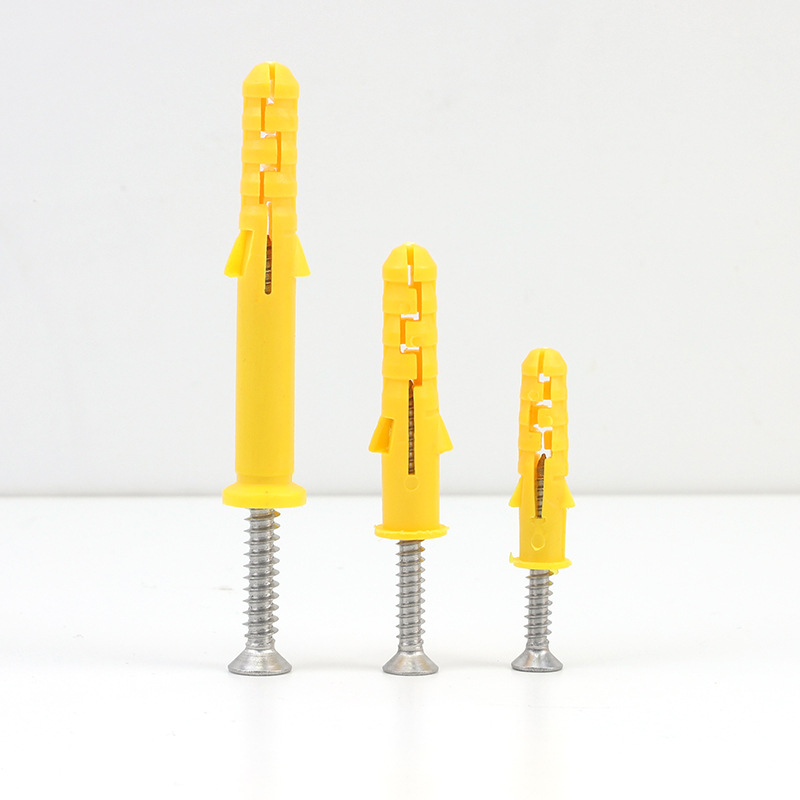 Small yellow fish plastic expansion tube, expansion screw, expansion plug bolt, expansion nail, self-tapping screw, rubber plug set 6/8/10 pic 44