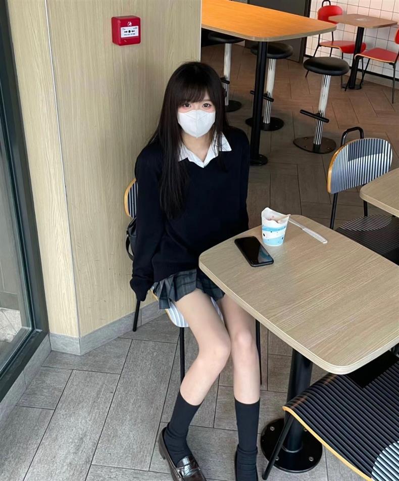 学院风秋冬新款jk制服毛衣套头v领长袖百搭少女软妹外穿针织衫详情1