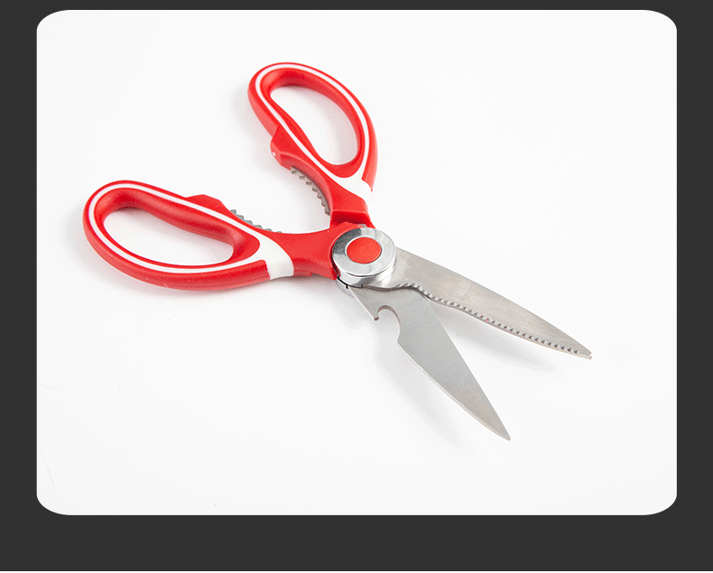 厨房剪刀家用多功能剪子食物烤肉骨头杀鱼专用不锈钢强力鸡骨剪刀详情9