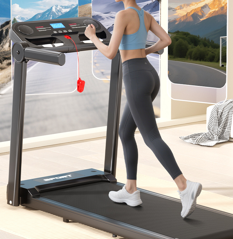 M5 Home mini treadmill, foldable, silent, large treadmill, tablet heart rate, Southeast Asia bestseller, European and American standards pic 16