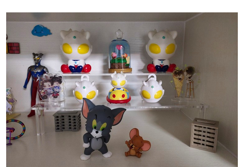 Acrylic display stand, Bubble Mart figurine, multi-layer acrylic bar brick, transparent stepped display stand, blind box doll, layered display stand, anime peripheral collectibles, exhibition stand, desktop model, display item, support base pic 16