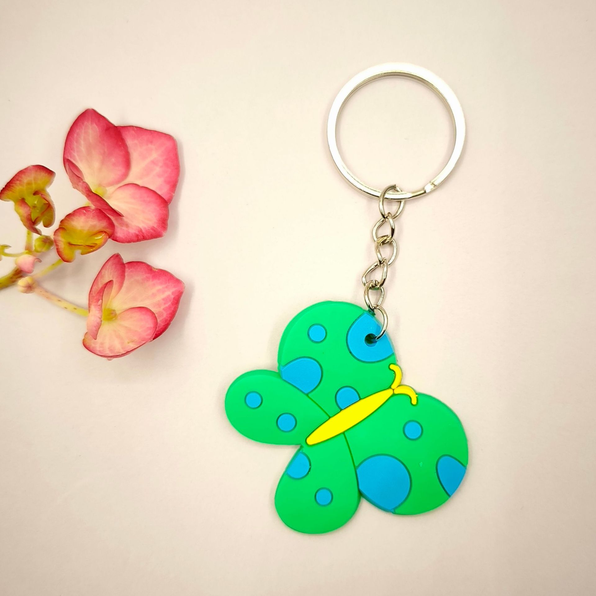 跨境热卖蝴蝶软胶钥匙扣儿童钥匙扣幼儿园小学生开学日分享详情27