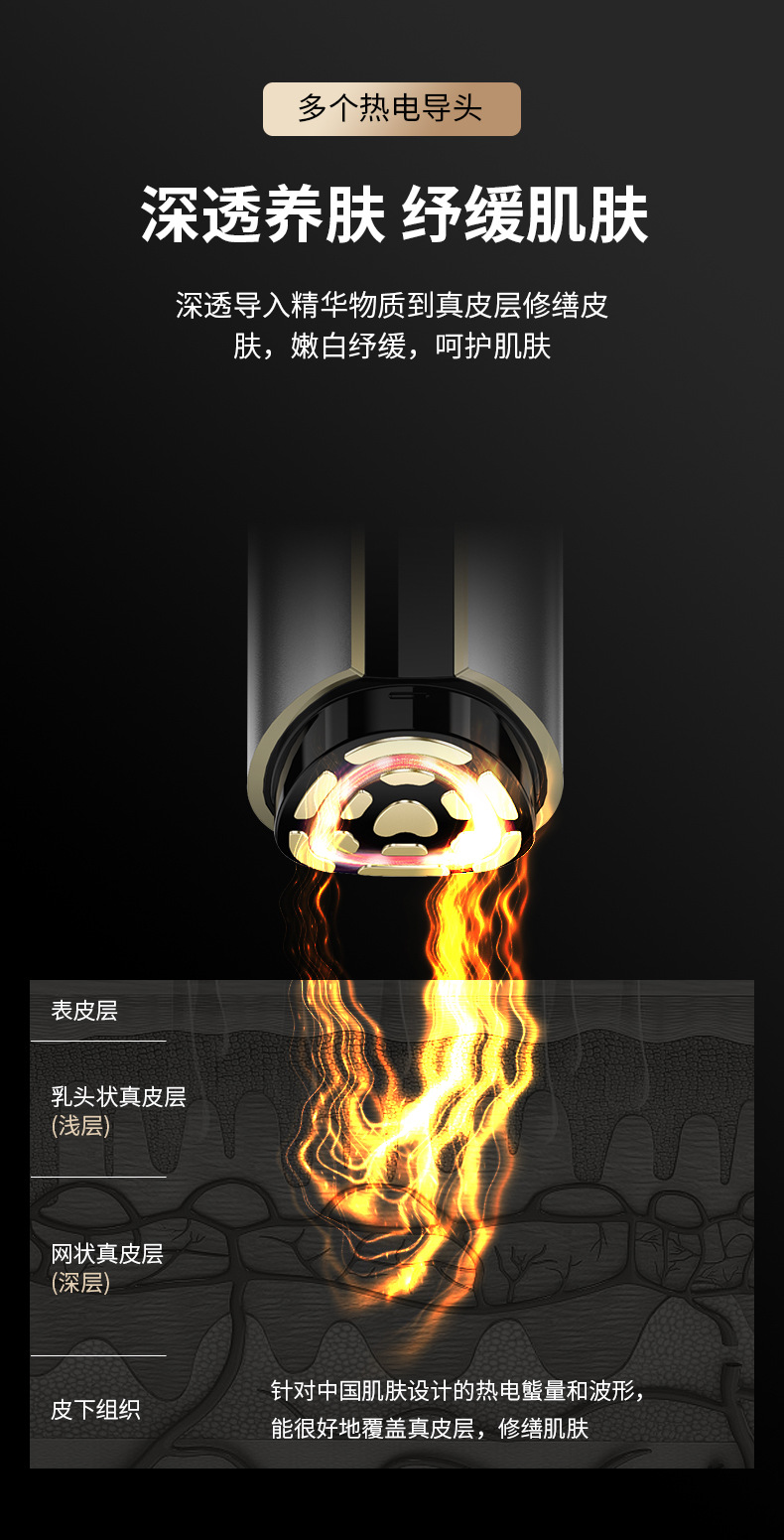 shanilak     家用仪 面部导入提拉嫩肤彩光微电流光子嫩肤按摩器源头工厂详情6