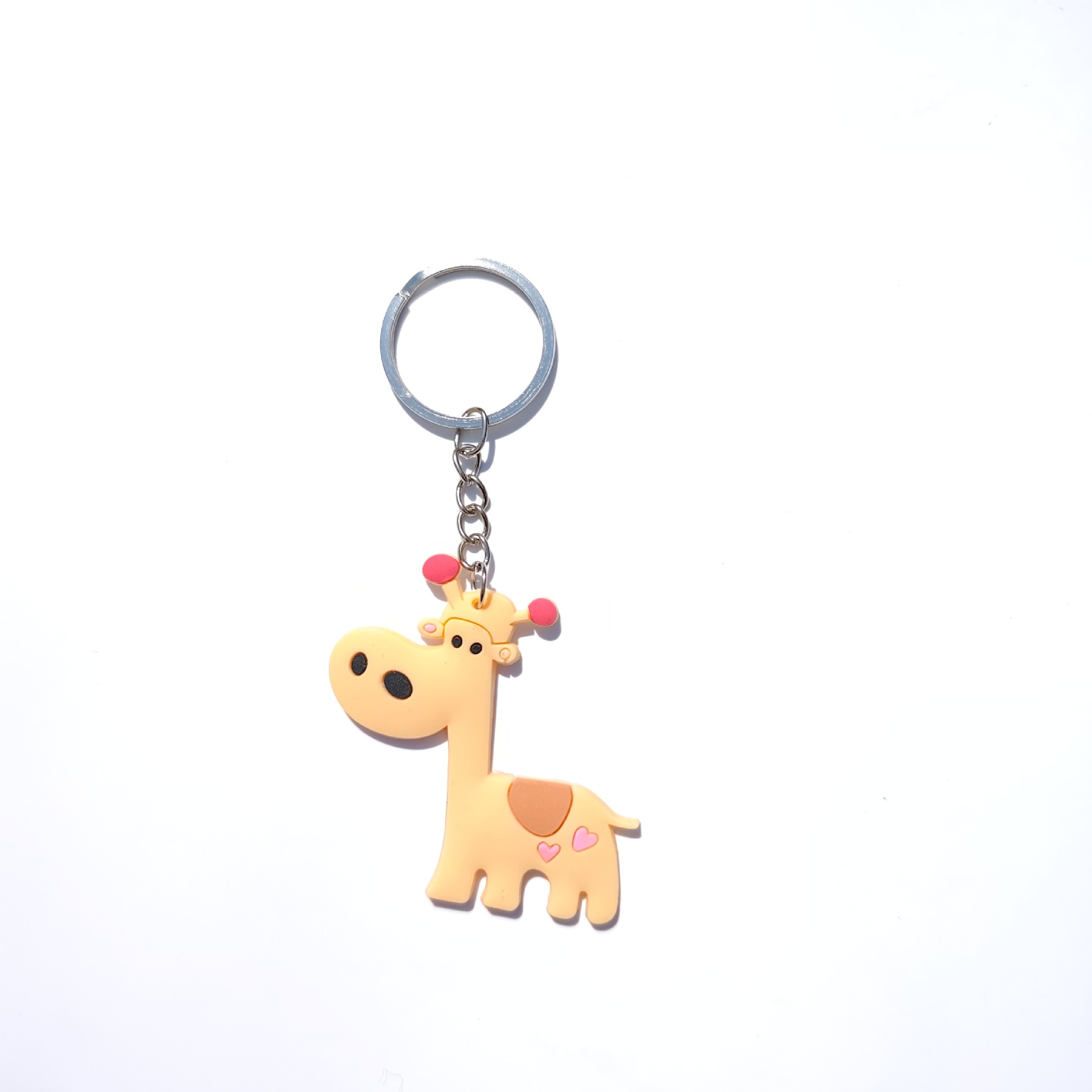 跨境新款动物钥匙扣礼品卡通可爱挂件PVC软胶森林动物钥匙链批发详情7