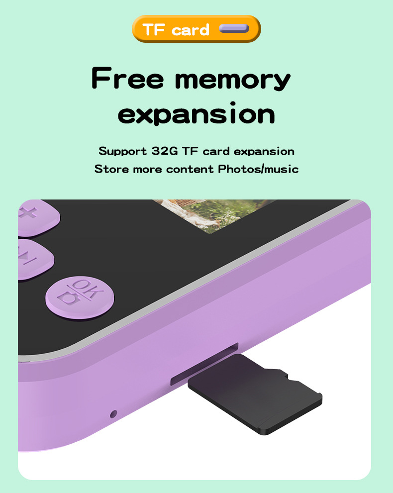 A20儿童手机相机可拍照录像 益智小孩子礼品玩具学生数码照摄相机详情10