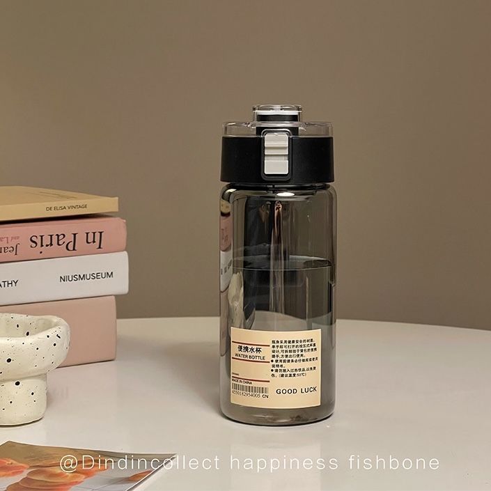 Muji pc water cup outdoor sports portable and easy-to-use cup, high appearance level, simple and durable plastic cup with tea strainer, direct drinking cup pic 5