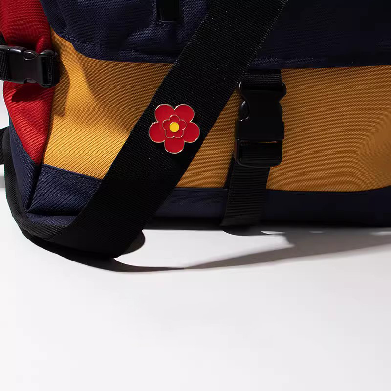 和平鸽胸针期待和平小红花女学生徽章颁奖状别针衣服围巾胸花配饰详情4