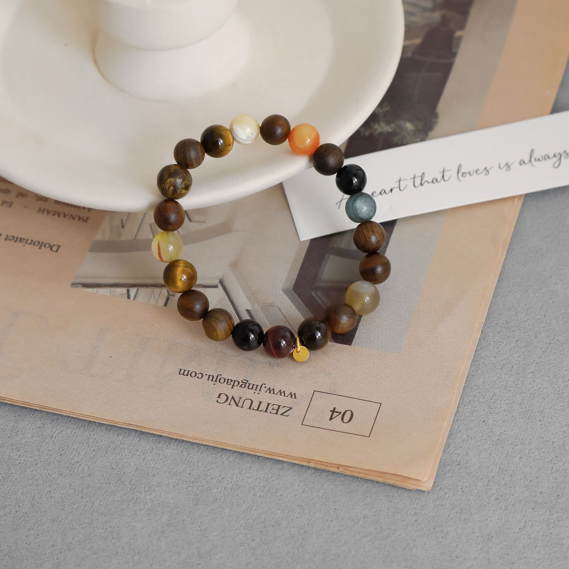 董洁同款宇宙多宝手链简约新中式小清新质感小众简约串珠手链手串详情7