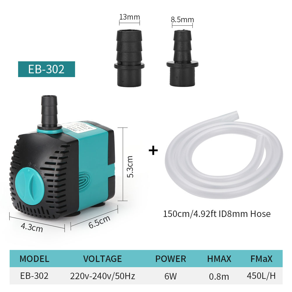 EB系列小型潜水泵鱼缸水泵水族箱水冷空调泵鱼池抽水机侧吸泵详情17