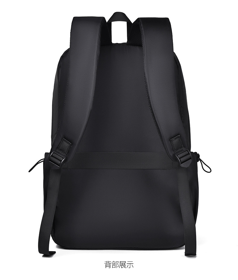 休闲男士双肩背包时尚简约防泼水大容量电脑背包商务旅行学生背包详情36