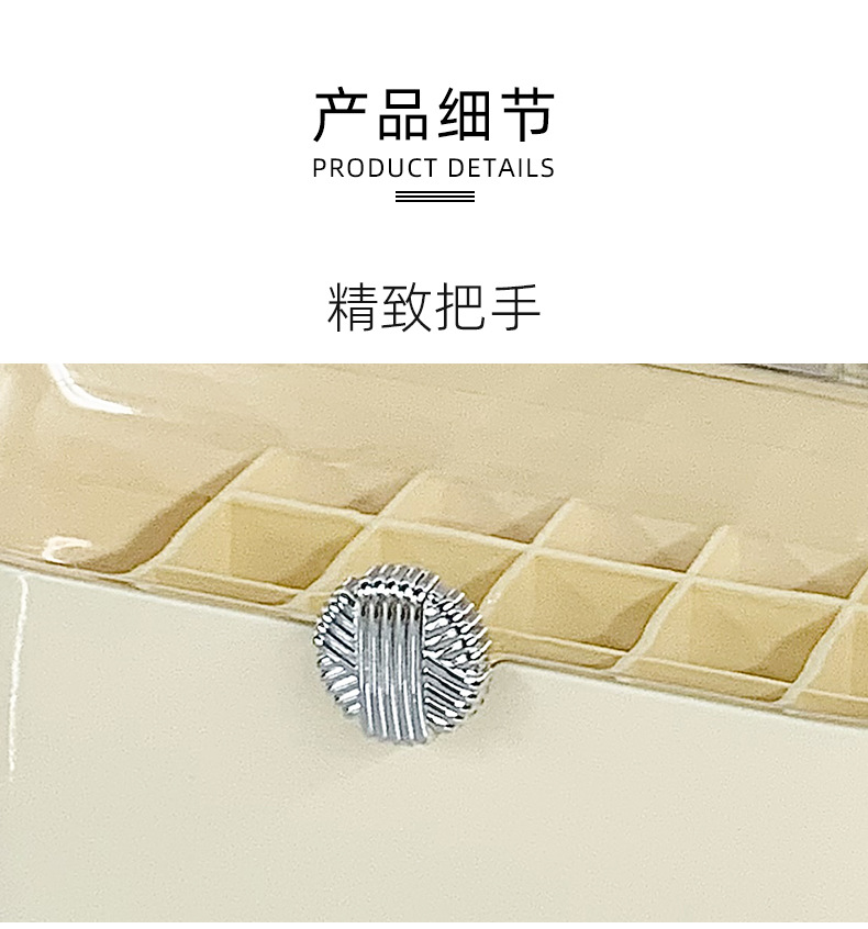 化妆品口红收纳盒桌面透明亚克力盒带盖防尘卧室梳妆台护肤品放置详情12