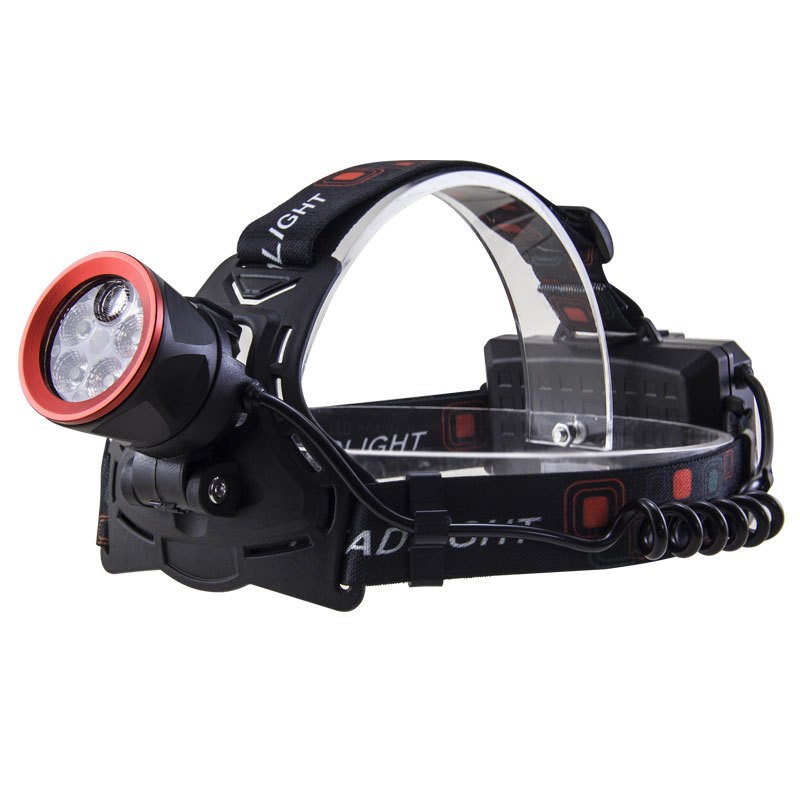 Pailide Cross-border 4+1 headlamp with long-range flashing integrated high-power strong light ultra-bright aluminum alloy for outdoor night fishing and cycling pic 8