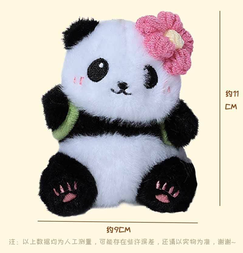 Cute panda keychain pendant, small gift, schoolbag key chain pendant, high-end and practical small gifts pic 3