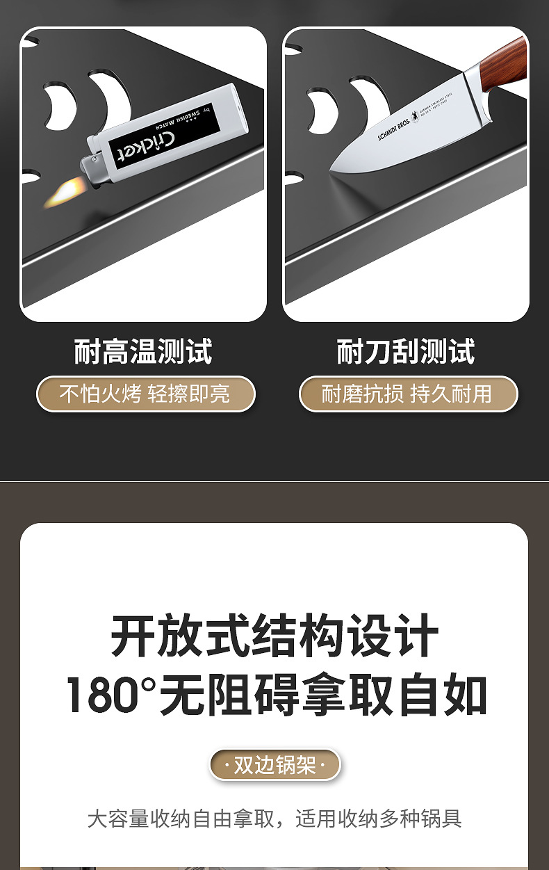 Multi-layer kitchen storage rack, household multi-functional pot rack, countertop sink, cabinet storage rack, daily necessities pic 16