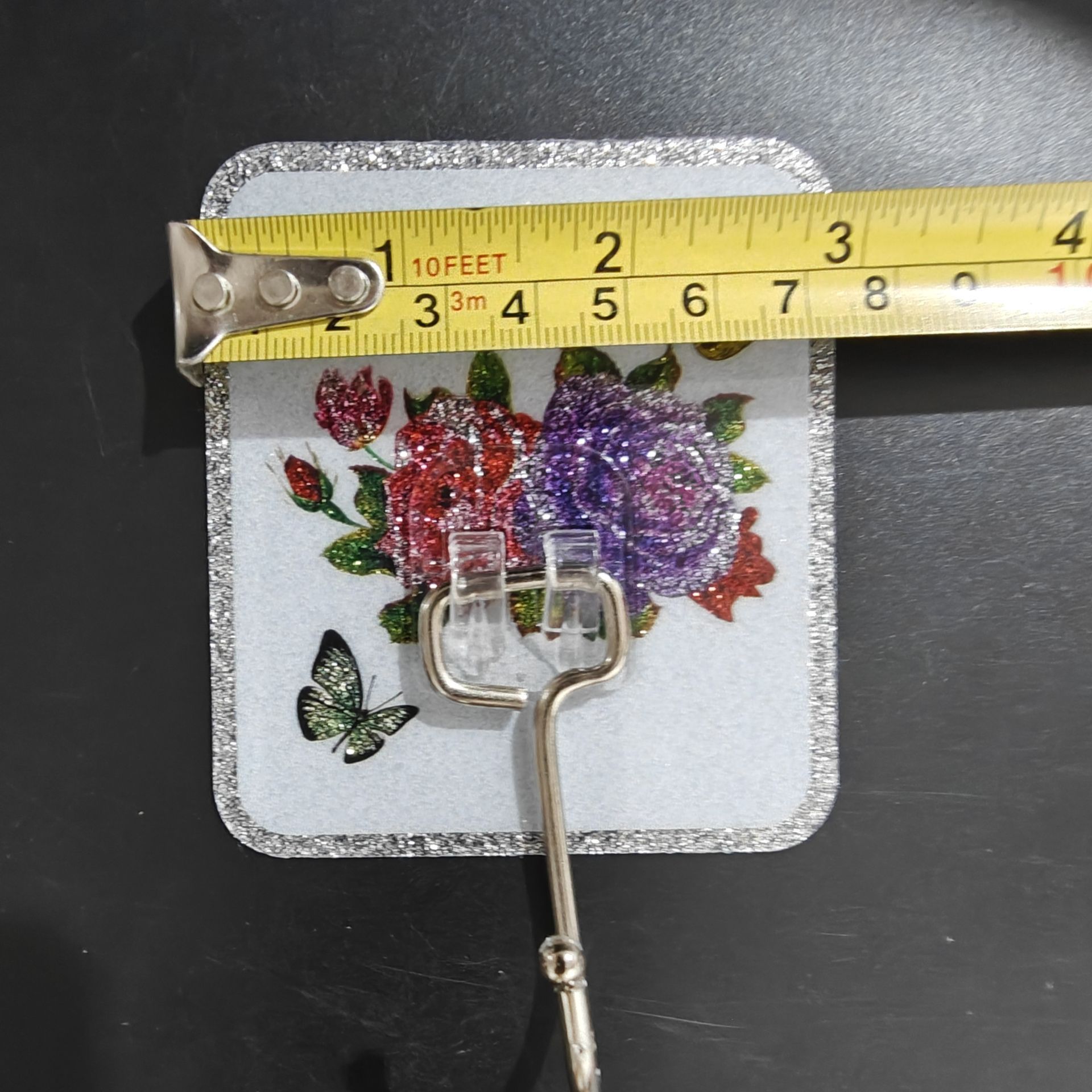 【1-1 Zone 】 Gold Powder Large Iron Hook 100 yuan per pack 2500 yuan per piece. Gold powder large iron hook, seamless large hook, no drilling, sticky hook, door, kitchen, bathroom, wall, coat and hat hook, 1 yuan pic 2